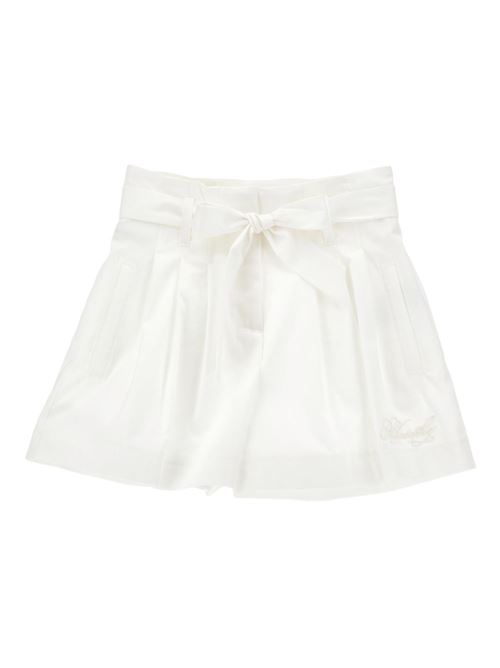 Shorts bambina Philosophy panna con cintura PHILOSOPHY KIDS | I1G40473010001